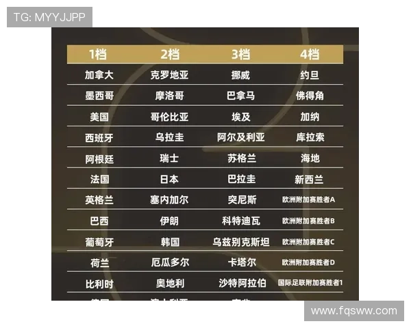 2026世界杯为什么这样分组排名